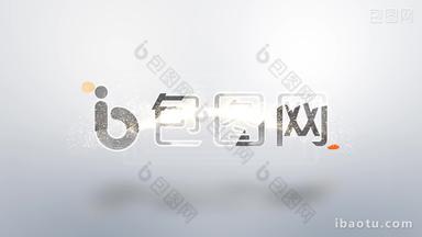 白色清新大气logo演绎AE模